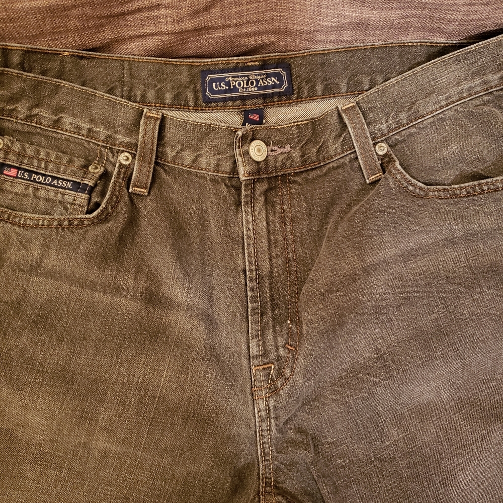 Polo black mens jeans sz 36/32